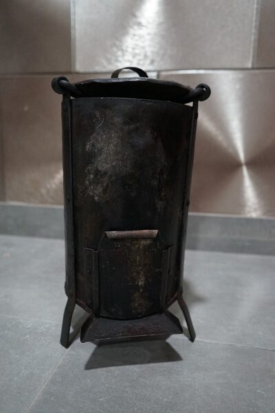 cocina portátil antigua